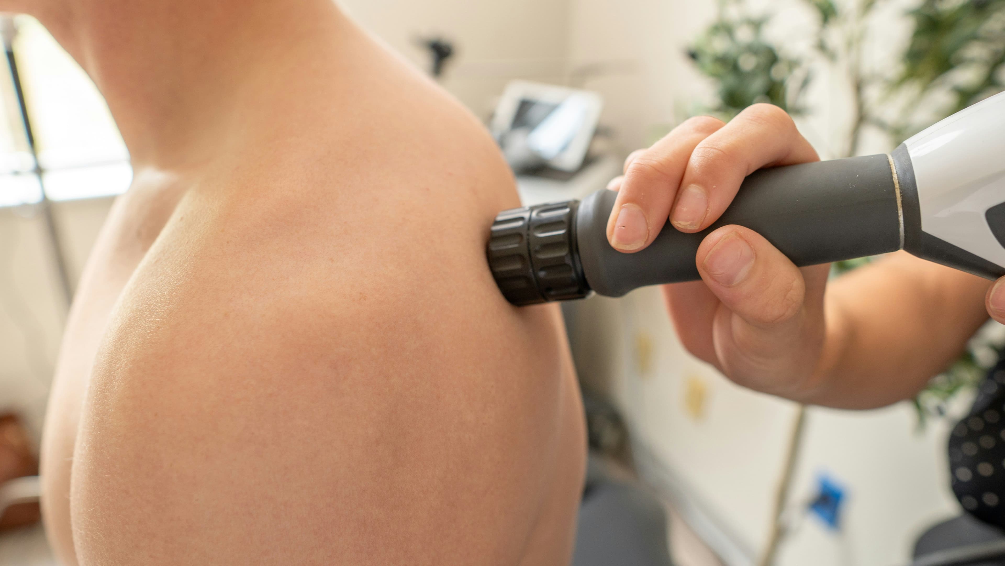 SoftWave Therapy electrohydraulic applicator used at Atlas in Balance in Oceanside