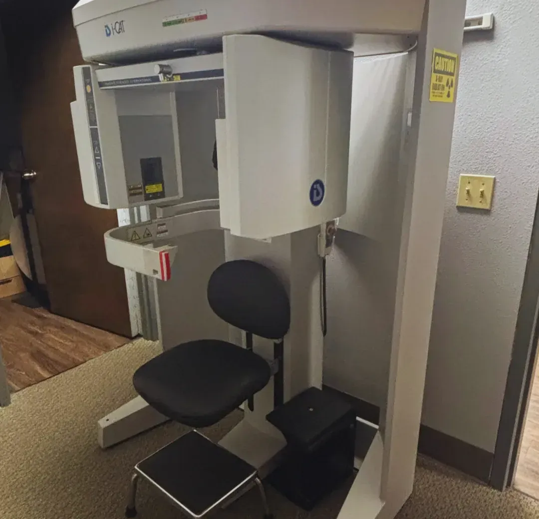 CBCT scanner at Atlas in Balance in Oceanside, used when a migraine exam points to the upper neck