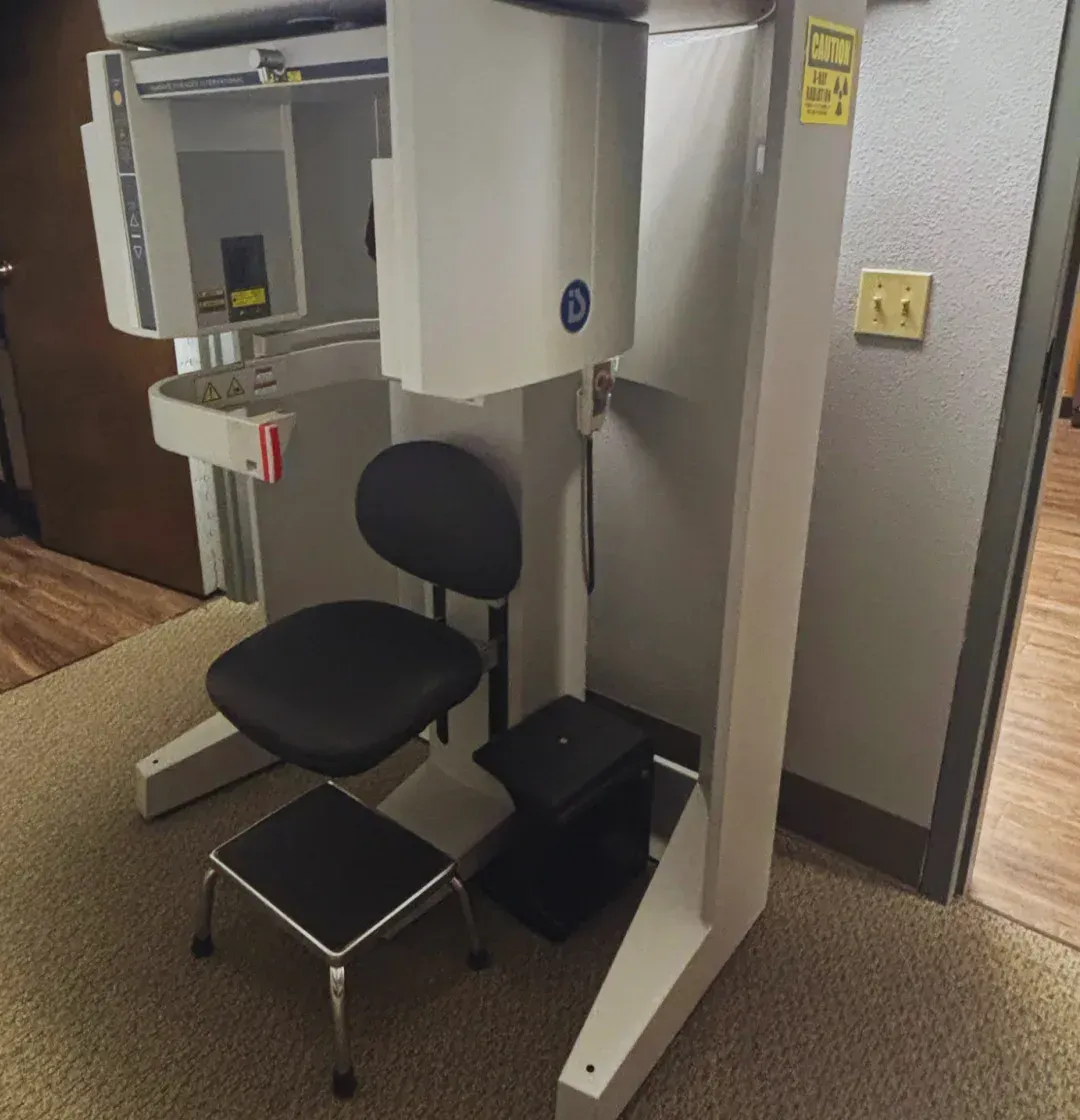 CBCT scanner at Atlas in Balance in Oceanside, used to image arthritic changes in the upper neck
