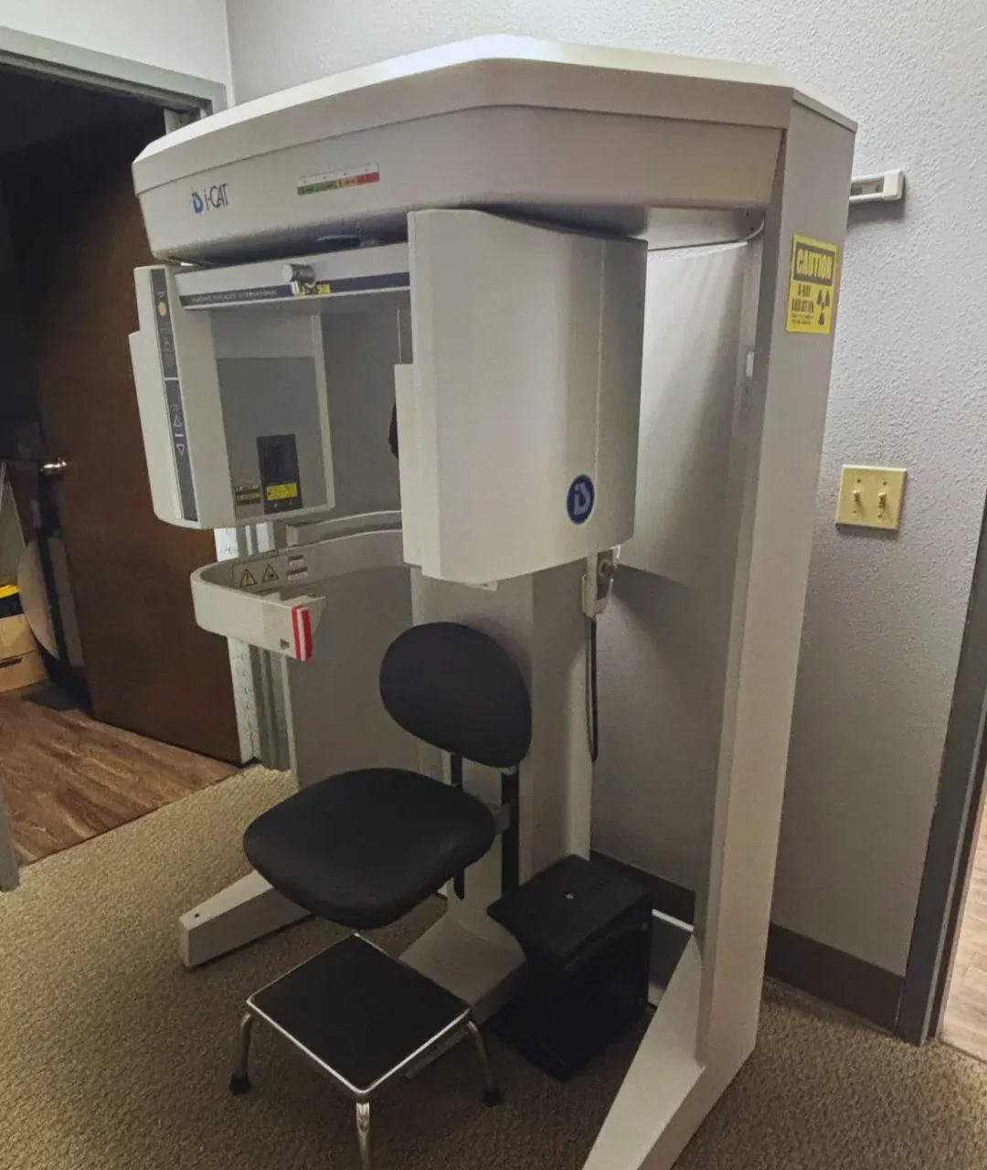 In-office CBCT scanner where vertigo patients are imaged while seated at Atlas in Balance in Oceanside